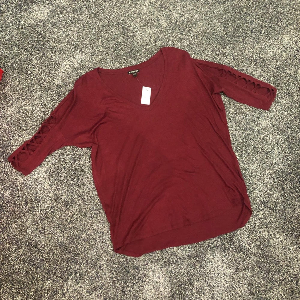 NWT Express v neck too